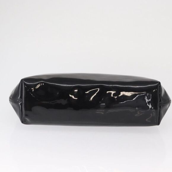 Celine Circle Logo Handbag Patent Leather Black Patent_Leather Handbag - Picture 15 of 16
